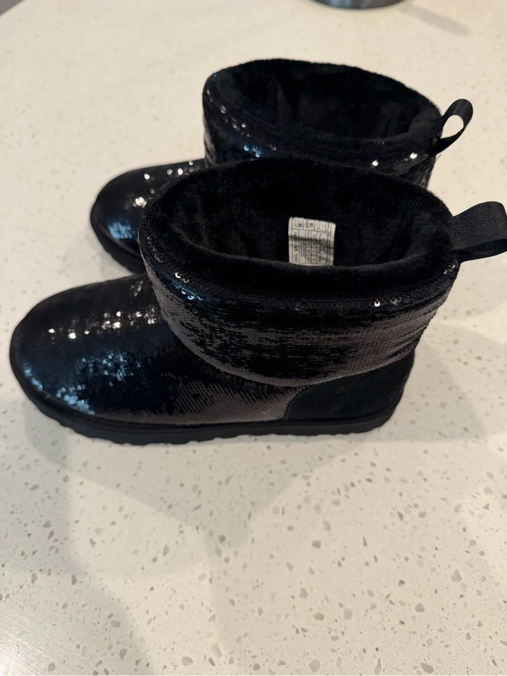UGG Classic mini mirror ball boot